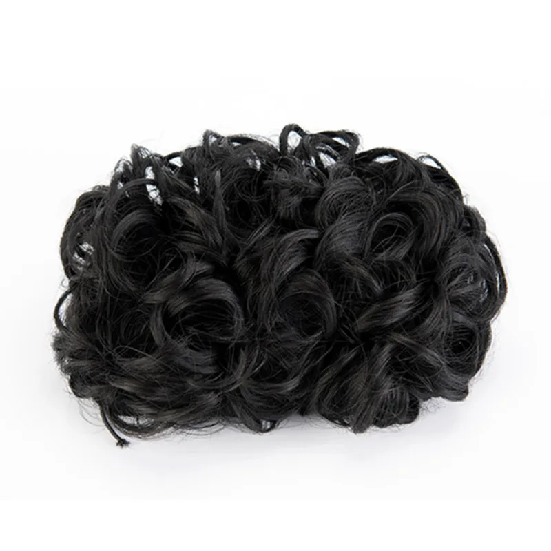 Bride Hair Piece Wave Qipao Hair Accessory Curl Bangs Vintage Chinese Ancient Lady Cosplay Chinese Opera Headdress Brown