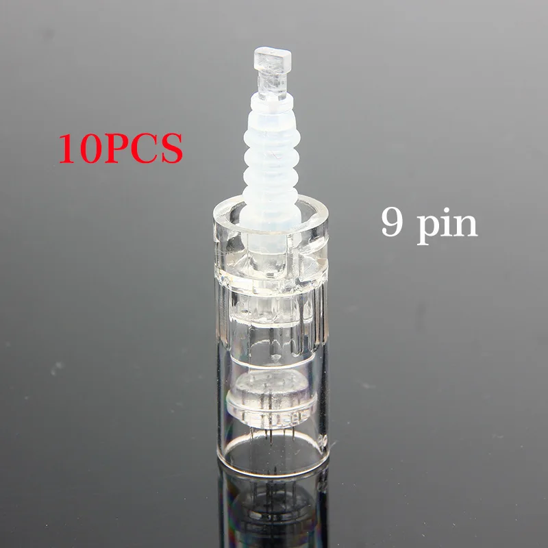 10pcs 9 pin Электрический беспроводной прибор для ухода за кожей Dr. Pen, устройство для микроблейдинга тату MYM, игла для тату Dr Pen, мезотерапия, сужение пор - Цвет: 10pcs 9 pin