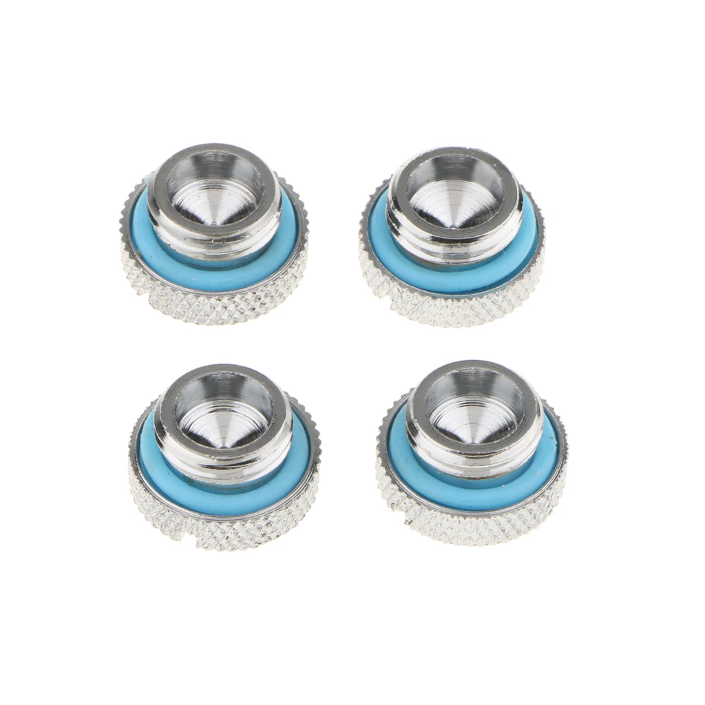 4Piece Water Cooling G1/4 Plug Stop Plug Fitting for PC Water Cooling