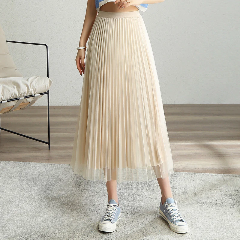 

2021 Direct Selling 20556 (room 3, Row 5, No.2 Middle) Non Real Net Red Picture Solid Medium Length Skirt 31