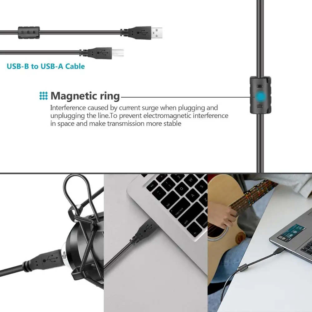 Neewer USB микрофон комплект 192 кГц/24 бит Plug& Play компьютер кардиоидный микрофон Подкаст конденсаторный микрофон с профессиональным звуковым чипом