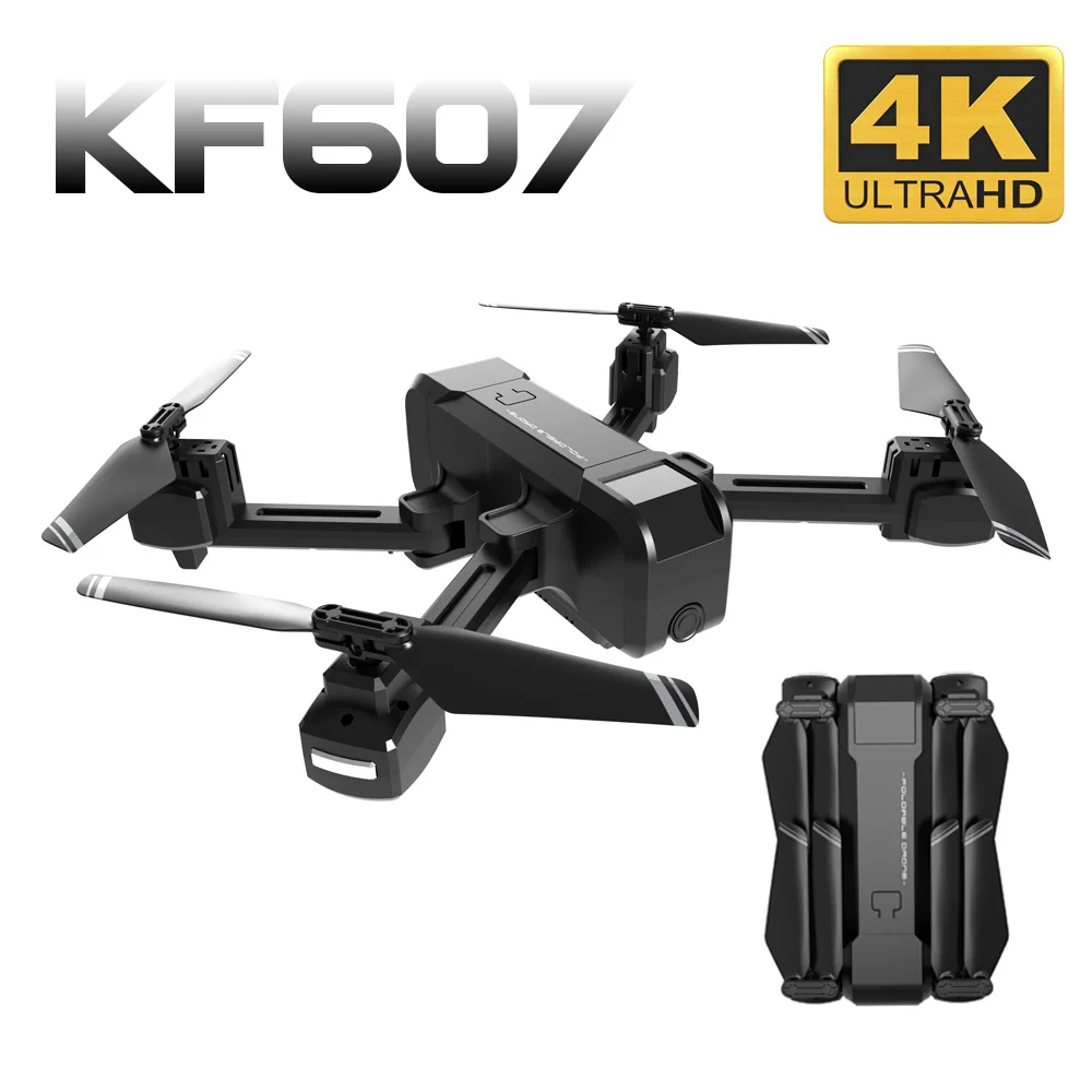 

New Multifunctional KF607 Drone with FPV Wifi 4K / 1080P HD Dual Camera Optical Flow Quadcopter VS SG106 visuo xs816