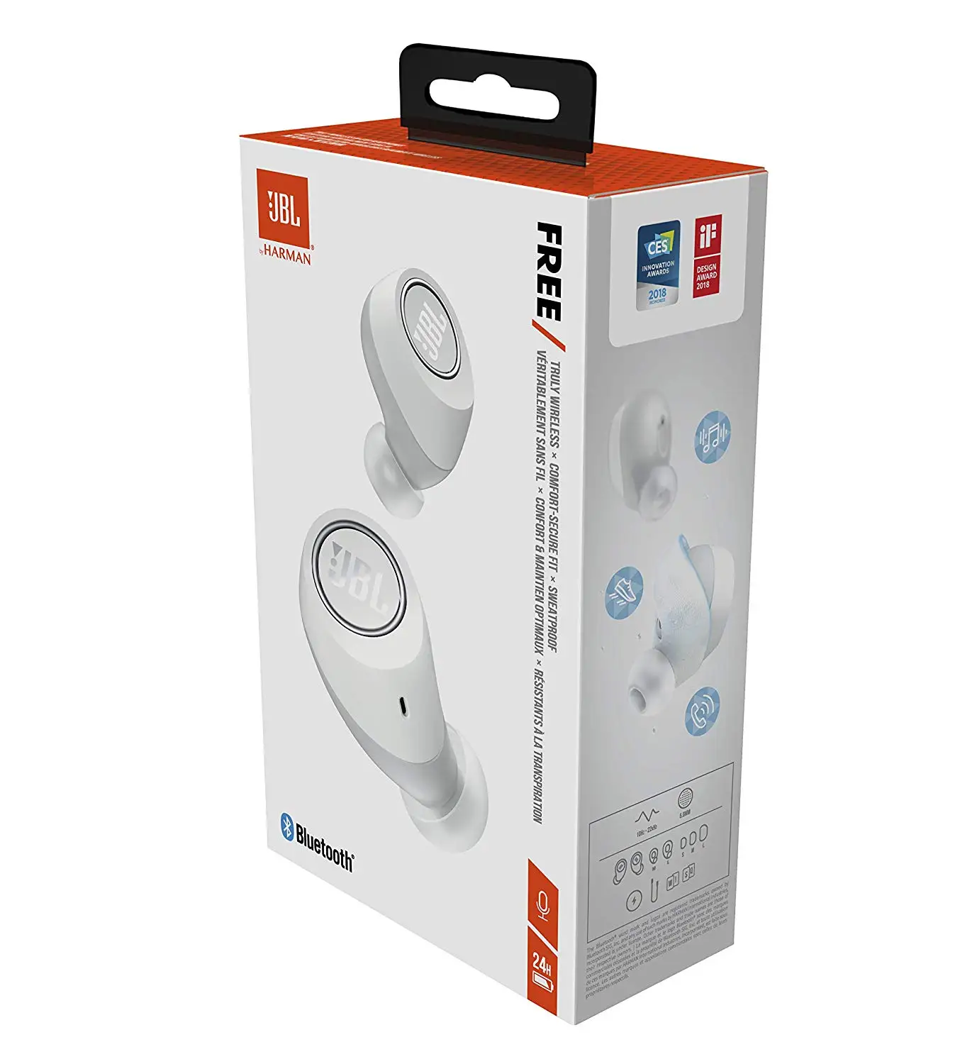 Оригинальные беспроводные наушники JBL Free X вкладыши с дистанционным управлением