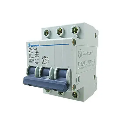 

16A 3 Pole Miniature Electrical Circuit Breaker 400V
