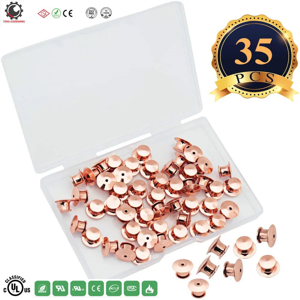 Metal Pin Backs Replace Locking Pin Keepers Locking Clasp with Storage  Case,Pin Backs Head Pins,End Caps Eye Pins,Jewelry Making - AliExpress