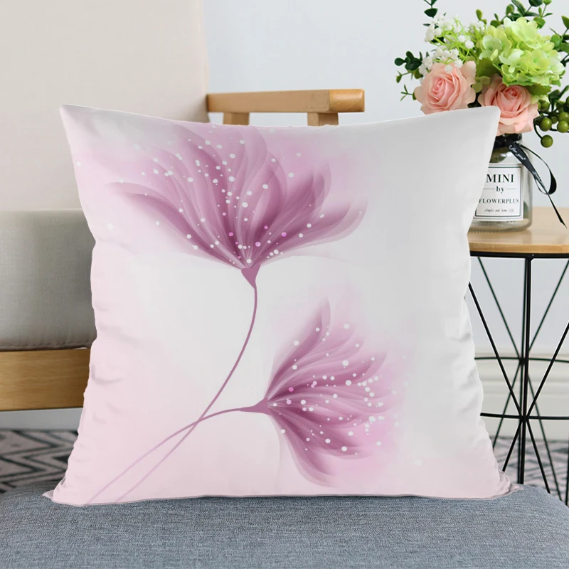 Новое поступление красивый розовый цветок декоративная Свадебные наволочки на подушку индивидуальный подарок для(с одной стороны) наволочки с принтом