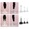 Cute Adjustable Metal White/Black Doll Dummy Puppet Wrist Stand Holder Bracket Support Dollhouse Accessory Toy Display Kid Gift 2