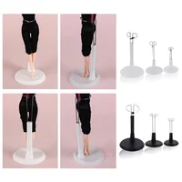 Cute Adjustable Metal White/Black Doll Dummy Puppet Wrist Stand Holder Bracket Support Dollhouse Accessory Toy Display Kid Gift 2