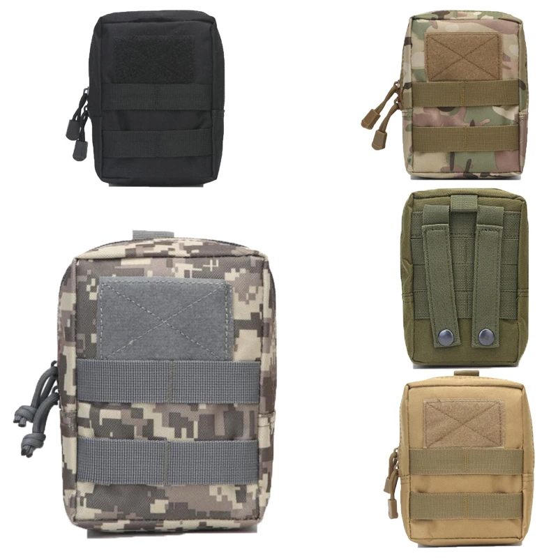 Military Tactical Life Bag Multifunctional Tool Pouch EDC Springs Hinge