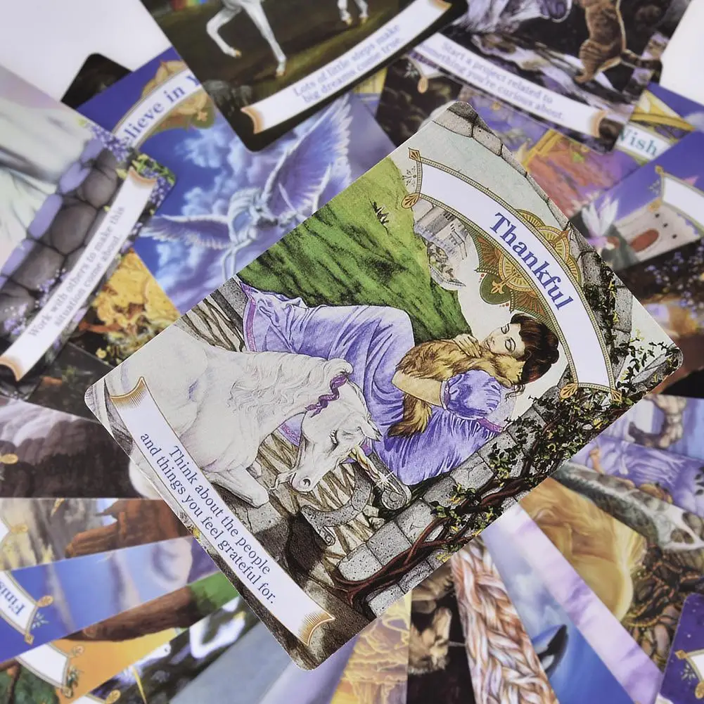 44 волшебных единорога Oracle карты Таро игра для личного пользования настольные