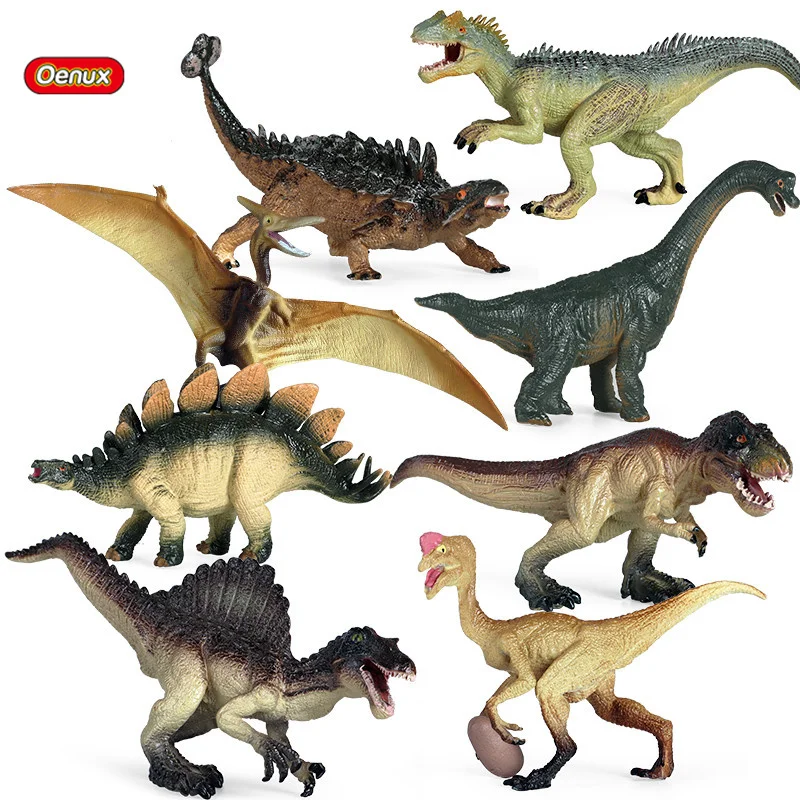 Фигурки Oenux для Юрского периода экшн-фигурки T-rex Saichania Spinosaurus Pterosauria коллекционная