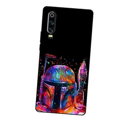 

P162 Painting Star Wars Black Silicone Case Cover For Huawei P8 P9 P10 P20 P30 Lite Pro P Smart Plus 2017 2019