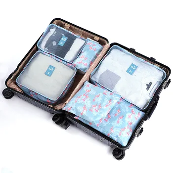 

Travel Organizer Storage Bags Portable Luggage Organizer Clothes Tidy Pouch Suitcase Packing Laundry Bag Storage Case 6pcs/set