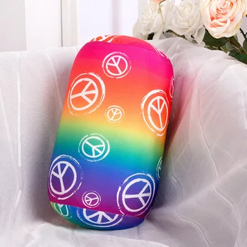 

Particle Pillow Cushion Car Home Travel Pillow Decoration Geometric Stripe Printing Home Bedroom Home Office Decoration