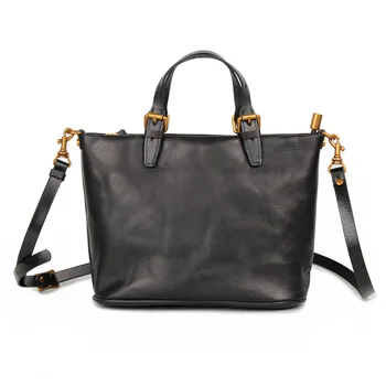 

2020 new leather cross-body bag retro handbag vegetable tanned leather art fresh shoulder bag women bag
