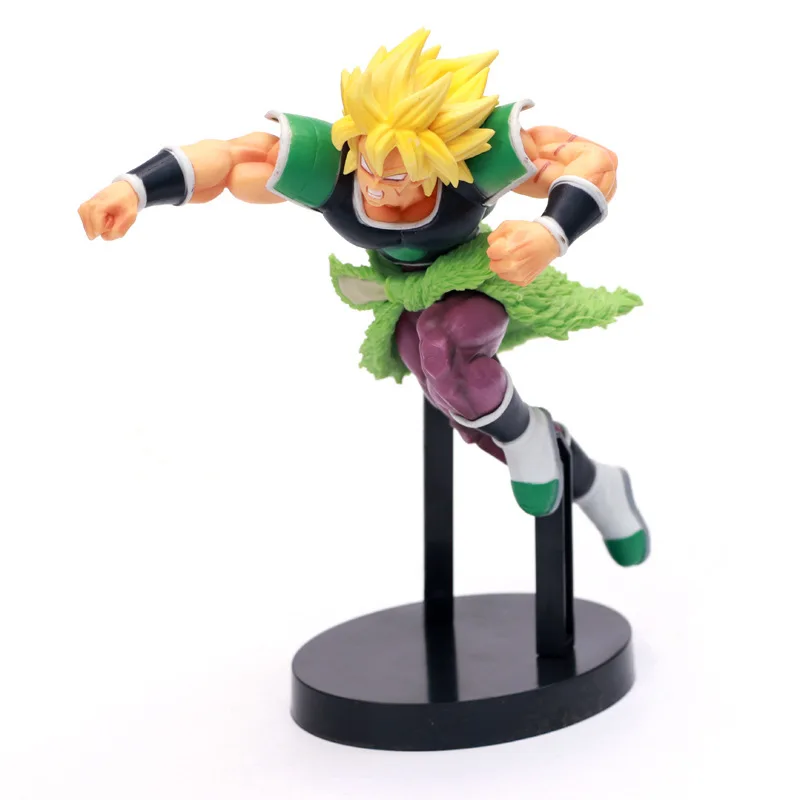 Dragon Ball Z Super Broly Movie Ver. Зеленые волосы против Гоку Broli Супер Saiyan Боевая форма ПВХ экшн-фигурка Драконий жемчуг зет модель 24 см - Цвет: Style A Without Box