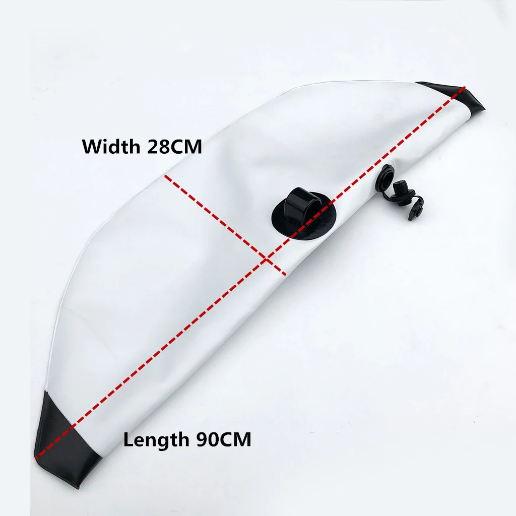 Kayak Standing 2 Inflatable Outrigger Stabilizer with 4 Kayak Scupper Plugs for Kayak Kanoe Boat Paddling Fishing