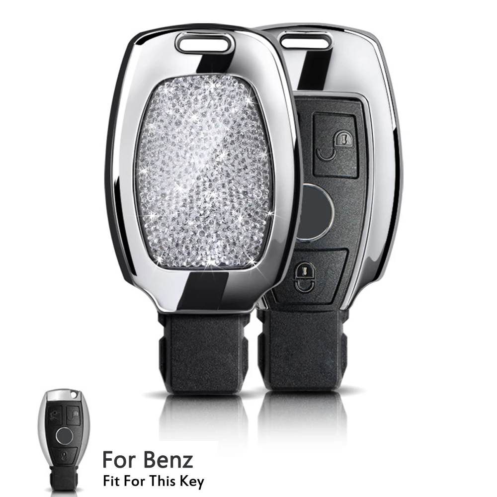 Умный пульт дистанционного управления 3 кнопки брелок для Mercedes benz W210 W211 W212 W124 W176 W202 W203 W204 W205 Автомобильный ключ чехол Авто Декор Аксессуары