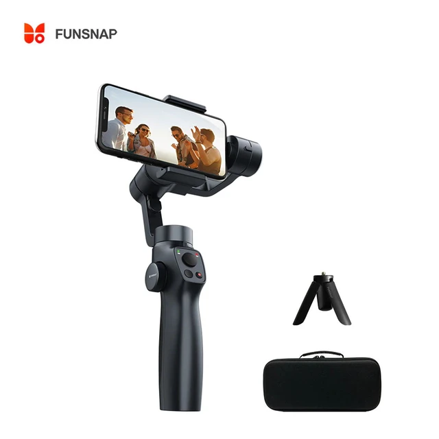 Funsnap Capture2S Capture 2S 3 Axis Handheld Stabilizer Cellphone Video  Record Smartphone Gimbal For Action Camera