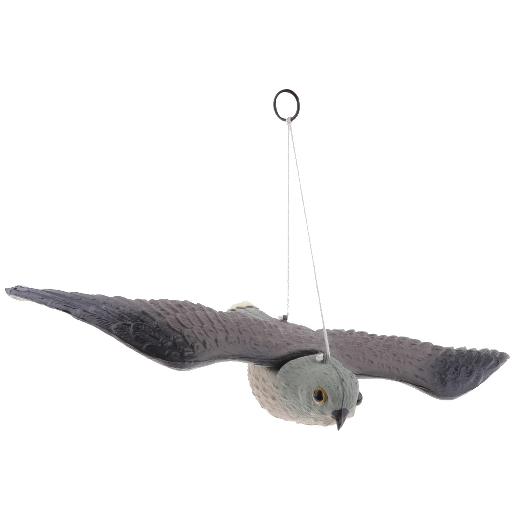  Birds Scarer Protects Farmer Crops Garden Supplies Windsock Scarecrow Small Birds Dog Cat Pests Decoy Statue-Slate Hanging