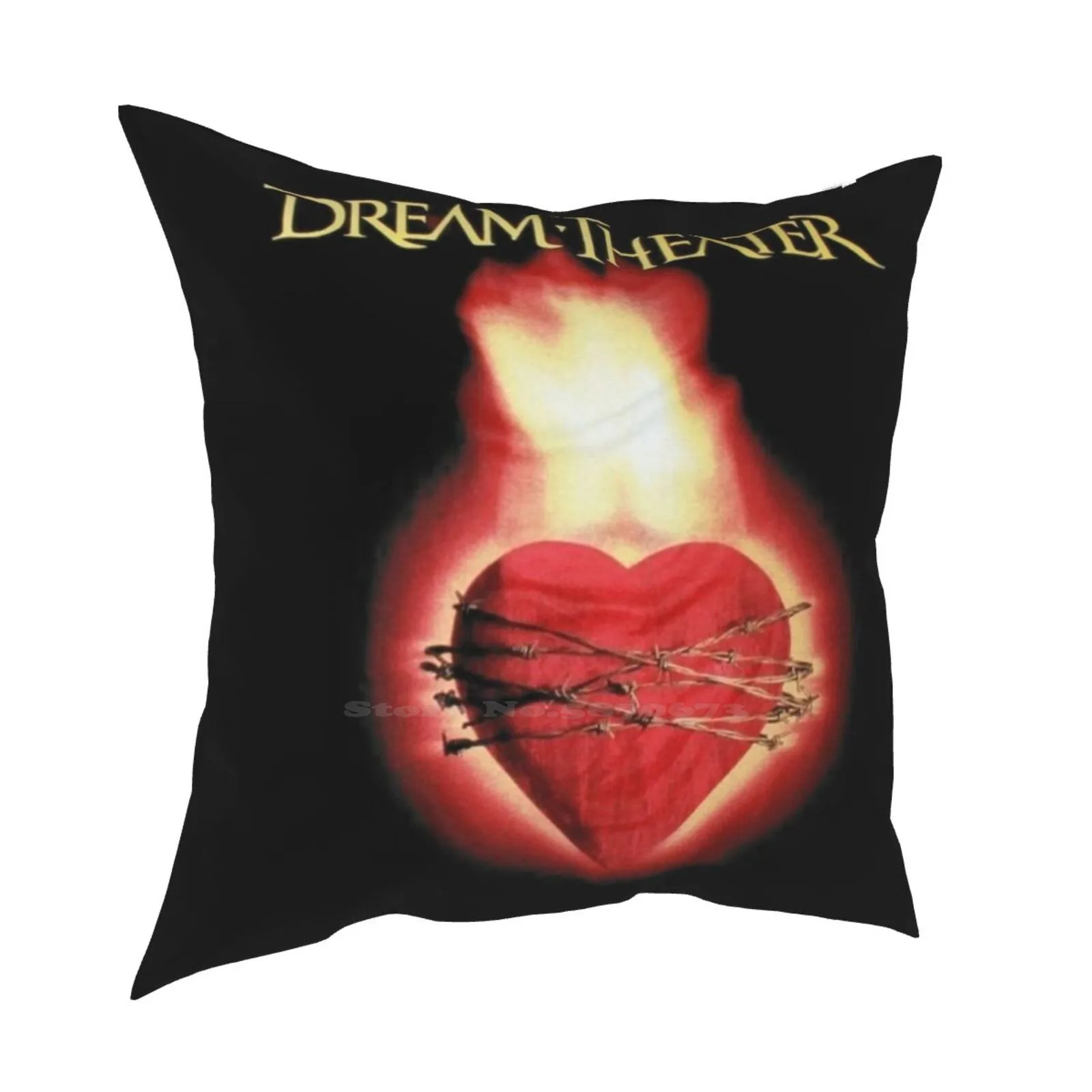 Heart Dream Red Pillows Case Camera Da Letto Decorazione Della Casa Album Punk Progressive Panic Theater Attack Music Xmas