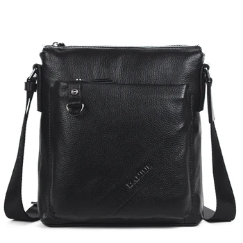 

DANJUE Men Messenger Bag Genuine Leather Shoulder Business Bag Gentleman Daily Travel Bag Natural Cowhide Crossbody Bag Male