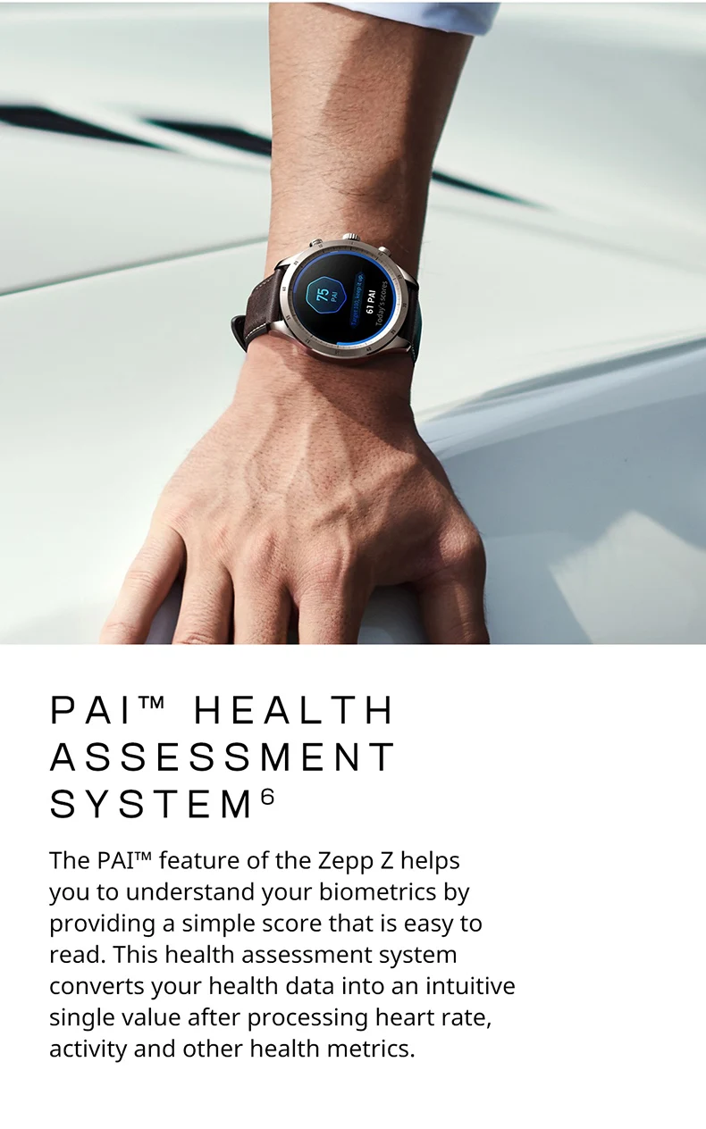 Zepp Z Titanium Alloy 1.39'' AMOLED Display Smartwatch