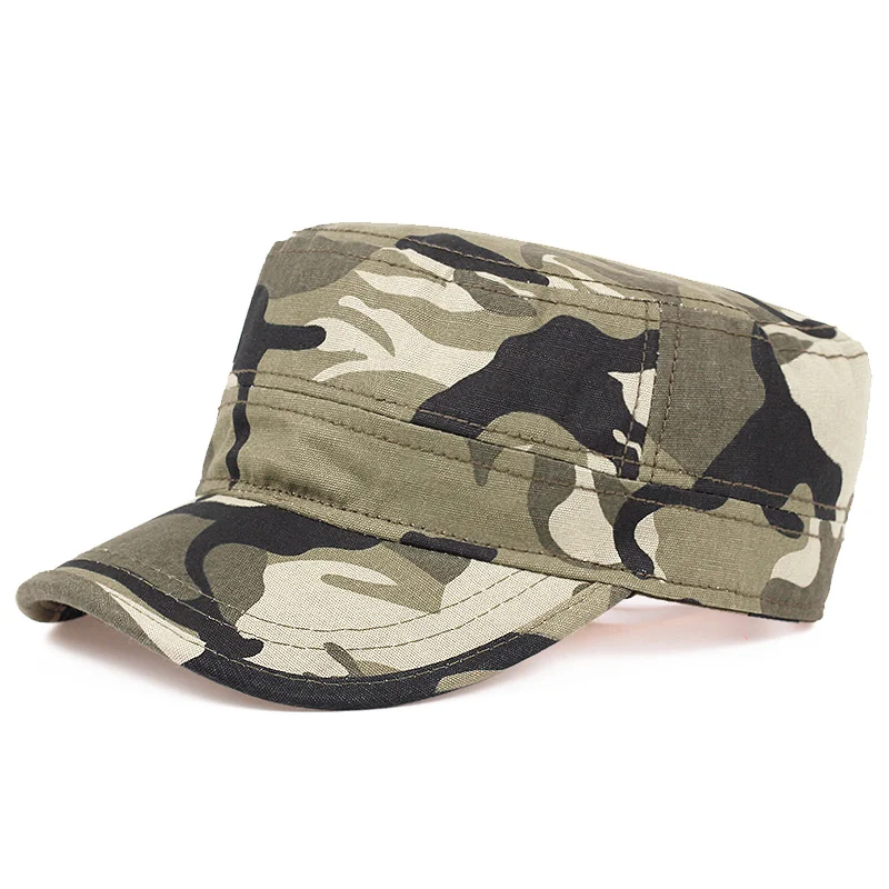 Men/'s Camouflage Baseball Cap Flat Trucker Military Army Tactical Camo Sun Hat