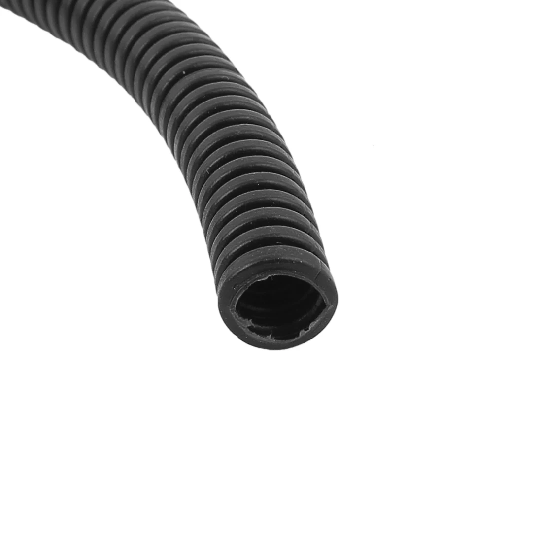 5.4 M 8 x 10 mm Plastic Flexible Corrugated Conduit Tube for Garden,Office Black