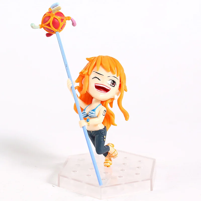 Одна деталь Луффи Зоро Sanji Nami Usopp Робин Чоппер Фрэнки Брук Новый год Дракон танцы версия. ПВХ Фигурки игрушки куклы 10 шт./компл