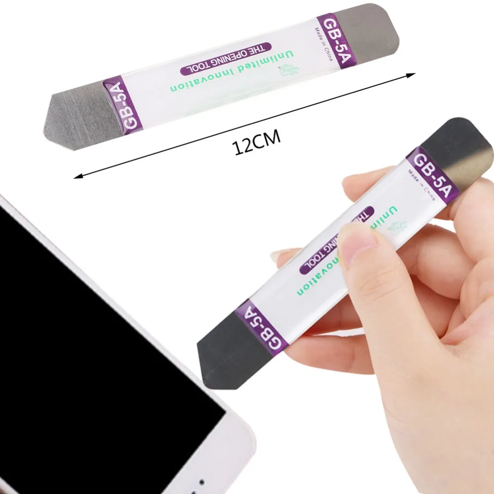 2Pcs/set Metal Flat Spudger Soft Blade Pry Bar Open Repair Tool kit for Mobile Phone Electronic Broken screen Glue Removal afbeelding