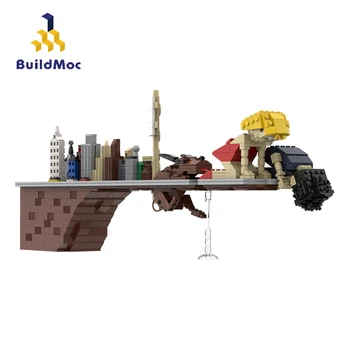 

Buildmoc City Buildings End Of The Road Couple And Dog Magic Castle City Creator Building Blocks Bricks Toys Christmas Gifts