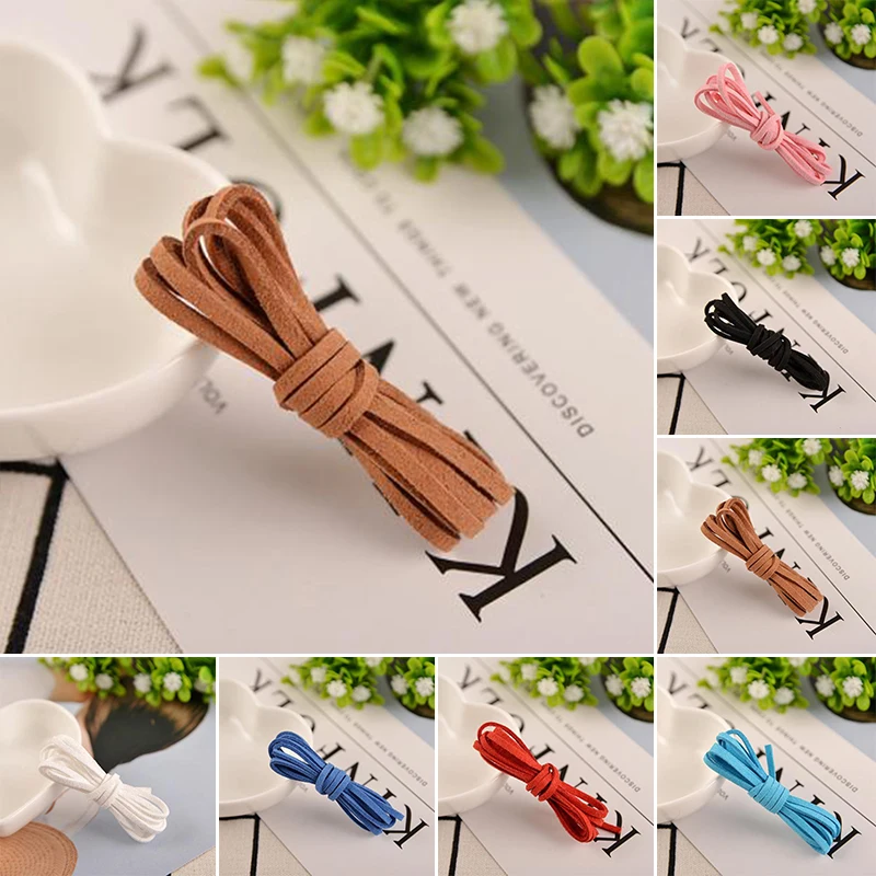 1M Suede Leather String Jewelry Making Thread Cords Braided Bracelet Necklace