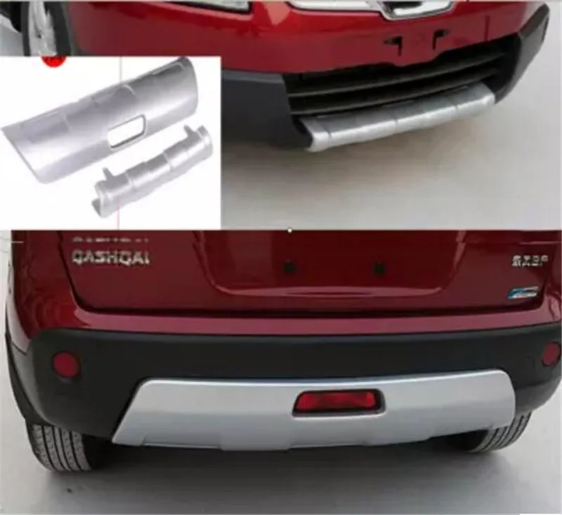 

ABS plastic Front Rear Bumper Protector Skid Guard Plate For Nissan Qashqai j10 Dualis 2007 2008 - 2013 Car Styling