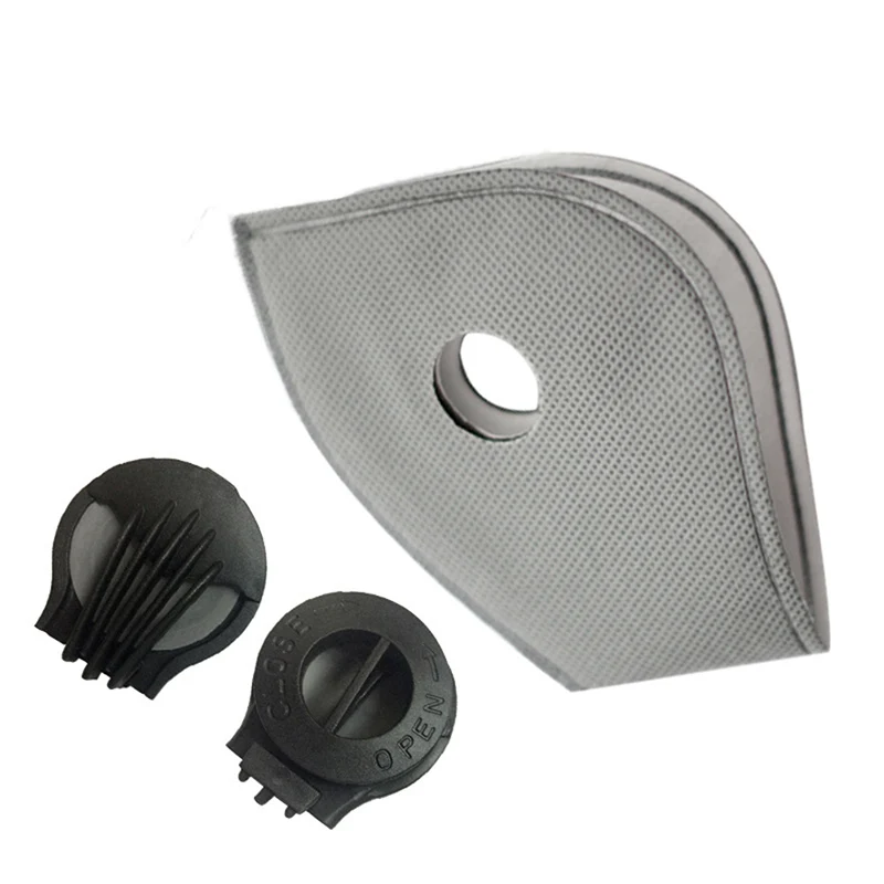 

PM 2.5 Face Mask Safety Protection Mask with Exhaust Valve can Filter Activated Carbon Air Purifier Dust Protection Cover