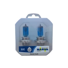 NARVA H4 12V-100/90W(P43t)(белый свет) RPW+W5W 12V-5W(W2,1x9,5d) RPW(по 2 шт) 98015