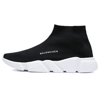 

2020 New High Top Women Casual Shoes men designer Brand couple Sock Shoes Women FIashion Unisex Walking Footwear zapatos mujer