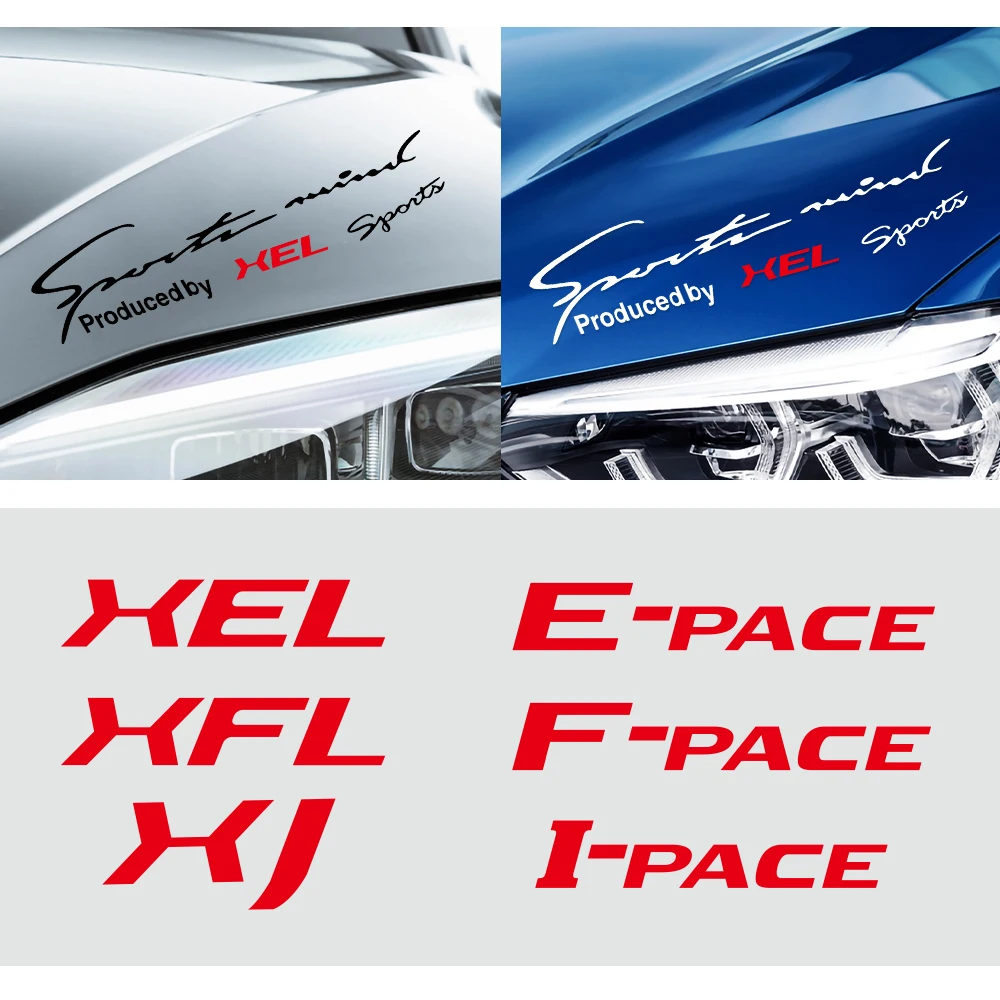 Автомобильный Стайлинг светильник на крыло декоративные Стикеры для Jaguar XFL E-PACE