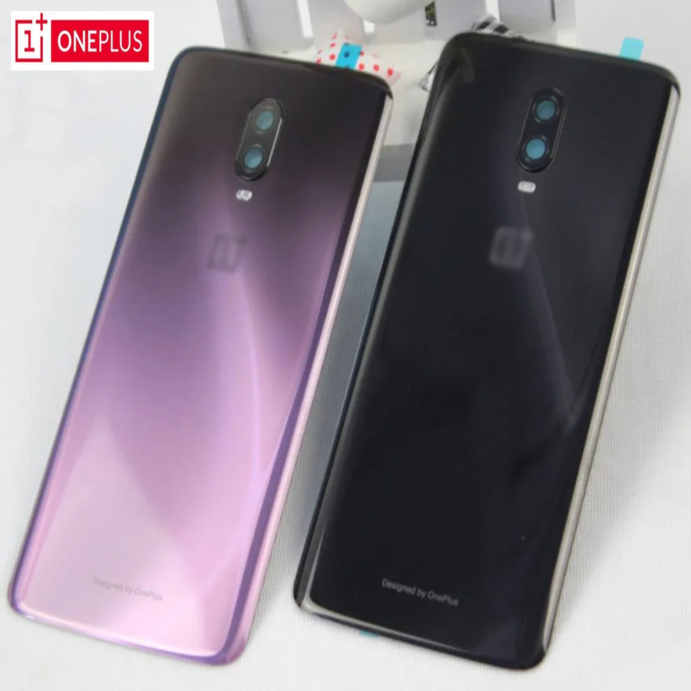 Материал стекло задняя дверь корпуса для one plus oneplus 6T шесть Задняя крышка батареи чехол+ камера Запчасти для объективов