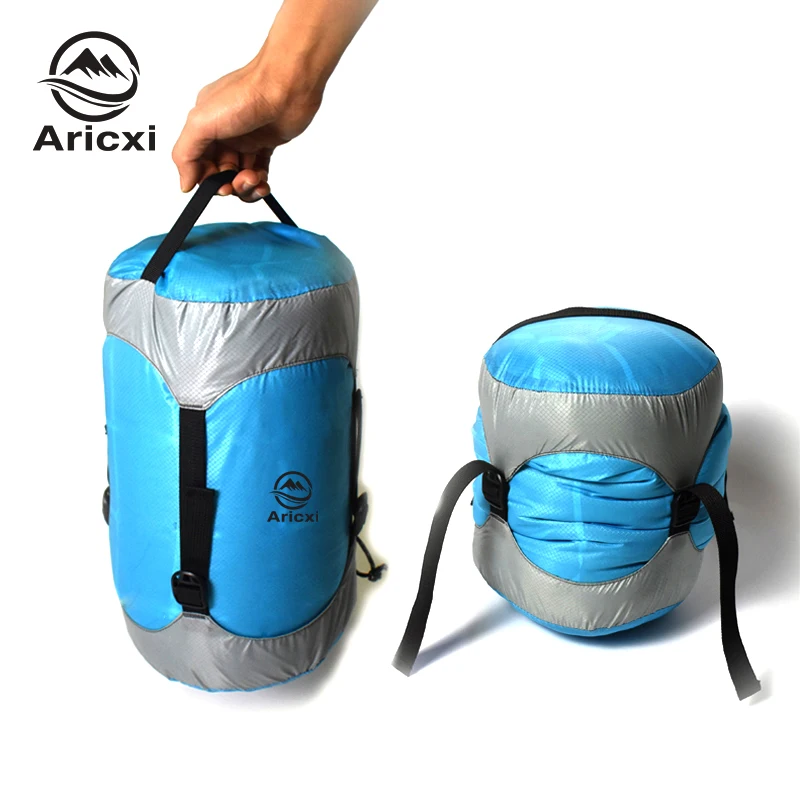Compression Sack for Backpacking Water-Resistant Sleeping Bag Stuff Sack 50% More Storage Camping 8L/15/25L/35L/ Ultralight Compression Sack Stuff Bag Amonature Compression Sack for Sleeping Bag 