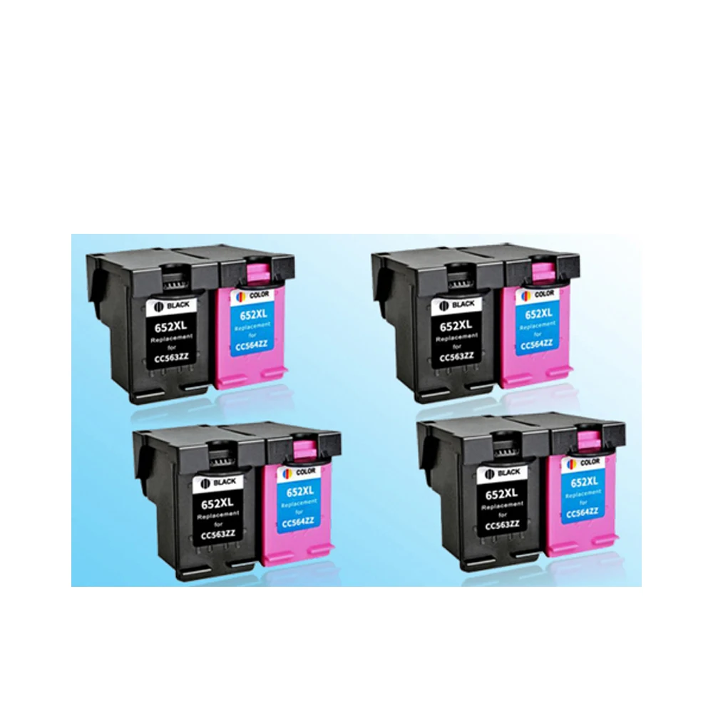 4 компл совместимый для hp652 652XL 652 с чернилами hp DeskJet 1115 2135 3635 3775 3785 3835 4535 4675 1115 принтер