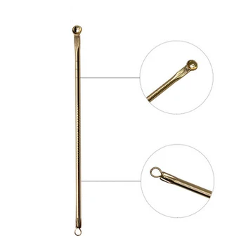 

Double Head Blackhead Acne Needle Round Head Stainless Steel Acne Tool Blackhead Acne Cleaning Tool