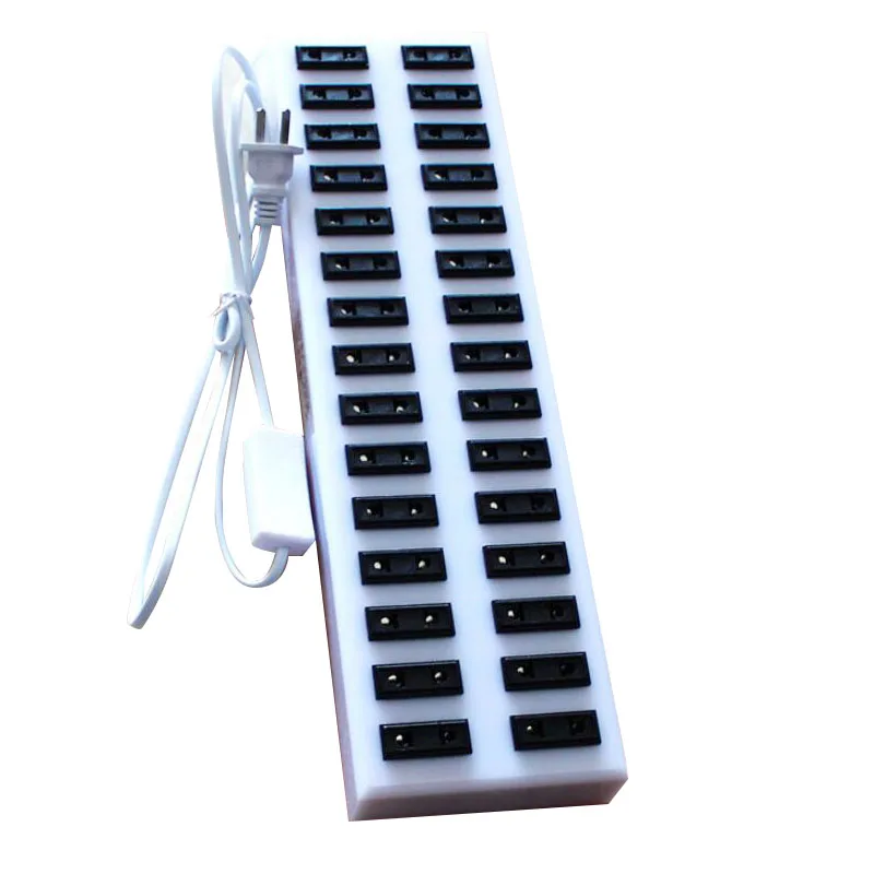 

Extension Socket 30 AC Outlets Charger Adapter Socket with 2Pin CN Plug 1M Power Cord Power Strip For Bar Led Charger
