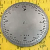Dial no hole angle Dial Stainless steel round measuring dial 120x0x2 3