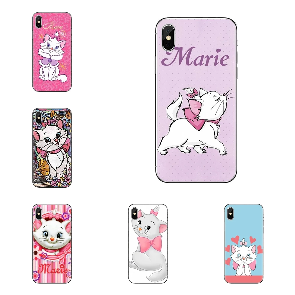 aristocats cat kitty For Samsung Galaxy S3 S4 S5 Mini S6 S7 Edge S8 S9 S10 Plus Note 3 4 5 8 9 Transparent Soft Shell Covers |