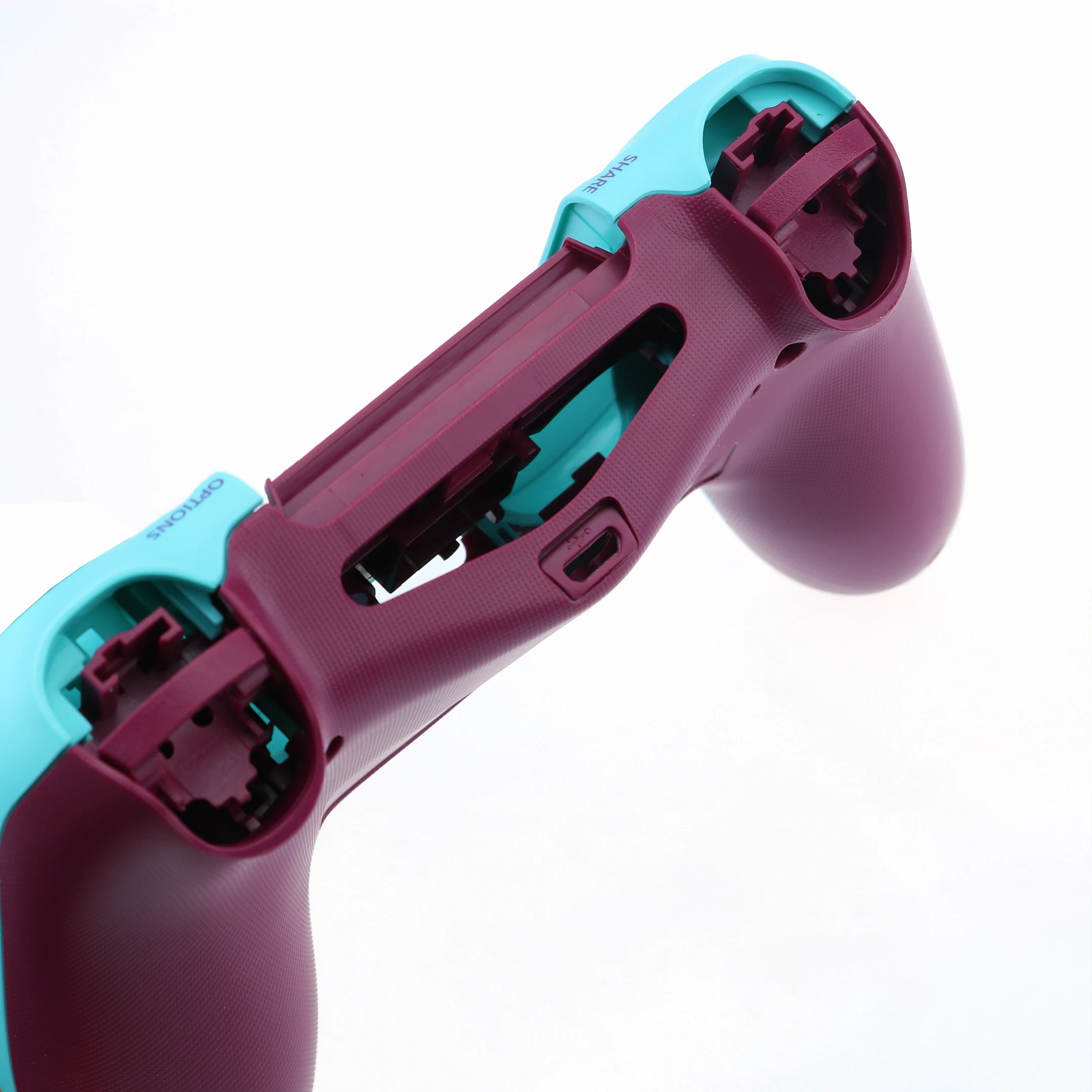 YuXi для sony для PS4 Pro тонкий контроллер пластик JDS 040 JDM-040 чехол Передняя Задняя крышка корпус с кнопками мод комплект