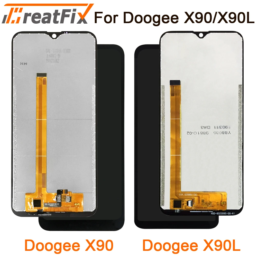 Протестированный Для Doogee X90 ЖК-дисплей и инструмент для ремонта сенсорного экрана в сборе запчасти с инструментами и клеем Для Doogee X90L