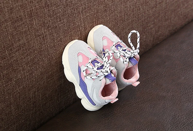 Дышащая детская обувь для маленьких мальчиков и девочек, Повседневные Удобные кроссовки для бега для детей 1-3 лет