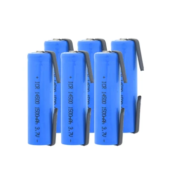 

6/8/10 Pcs High Power 14500 Lithium Battery Cell With DIY Soldering Nickel Tabs For Emergency Light Remote Control Mini Fan