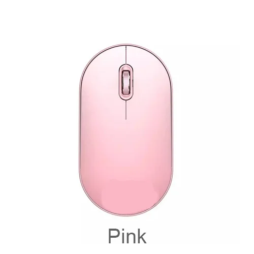 pink Xiaomi mi iiw Бесшумная мышь Air Bluetooth Двухрежимная портативная мышь bluetooth-соединение ультратонкая стильная и легкая мышь - Цвет: pink